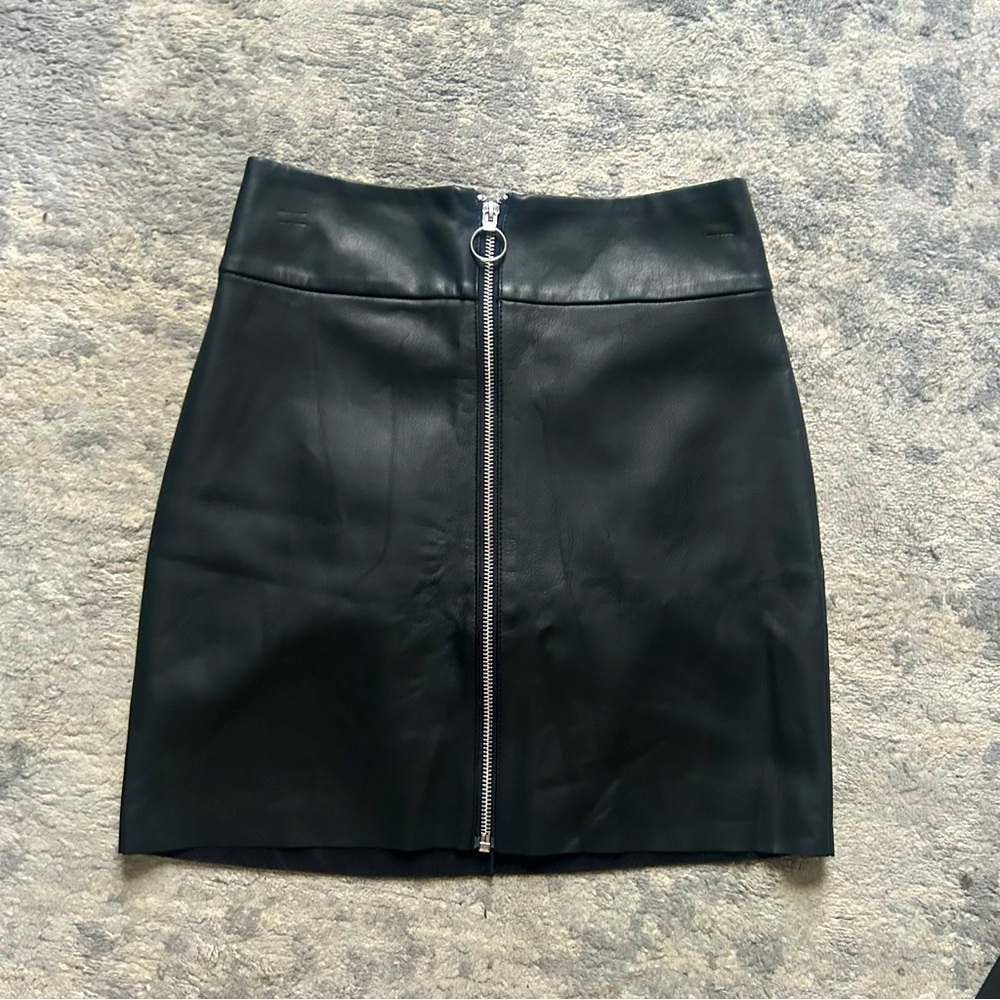 NWT Express Faux Leather Skirt